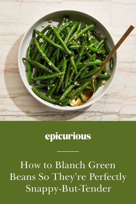 Boil Fresh Green Beans, Can You Freeze Green Beans, Freezing Green Beans Without Blanching, Dilled Green Beans, Salads Dressing, Boil Green Beans, Blanch Green Beans, Green Bean Recipe, Blanching Green Beans