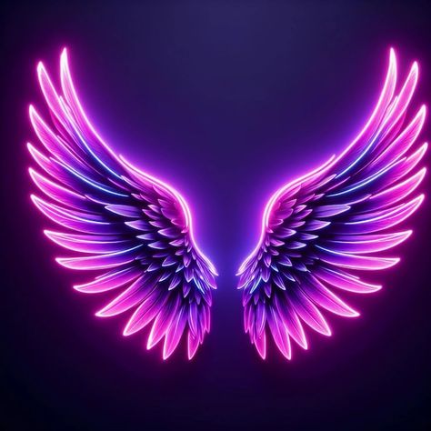 Neon Wings, Free Business Card Mockup, Pink Neon, Event Food, Card Banner, Flyer Maker, Business Card Maker, Poster Maker, Poster Invitation