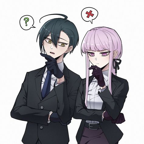 Kyoko Kirigiri, Danganronpa Fanart, Danganronpa Funny, Shuichi Saihara, Danganronpa 1, Danganronpa Memes, Trigger Happy Havoc, Dangan Ronpa, Danganronpa 3