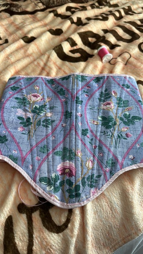 Girl’s costume corset inspired by The Mrs with hand sewn grommets. Hand Sewn, Hand Sewing, Period, Sewing