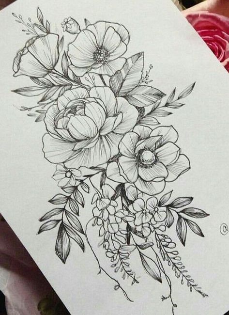 Love the flowers and leaves Half Back Tattoos Women Ideas, Wedding Bouquet Tattoo Sleeve, Flower Bouquet Tattoo Sleeve, Long Flower Tattoo Design, New Creation Tattoo, Wildflower Tattoo Sleeve Shoulder, Half Sleeve Floral Tattoos For Women, Floral Arm Tattoos For Women, Women’s Upper Arm Tattoo