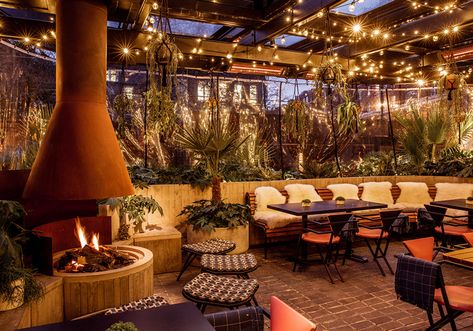 Outdoor Restaurant Patio, Pub Garden, Standard Hotel, Restaurant Patio, London Bars, London House, Rooftop Restaurant, Double Standards, Backyard Inspo