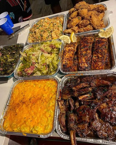 #follow #trendyyslut #foodie #foodblog #food #yummy #tasty #dinner #lunch #blogging #blog #blogger Soul Food Restaurant, Food Near Me, Party Food Buffet, Soul Food Dinner, Food Babe, Catering Menu, Food Recepie, Buffet Food, Food Goals