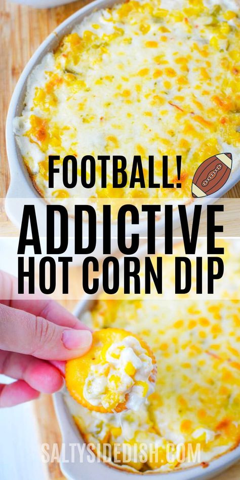 Corn And Cream Cheese, Mexican Corn Dip, Dip Recipes Hot, Hot Corn Dip, Best Dip Recipes, Corn Dip Recipes, Hot Corn, Delicious Dips Recipes, Corn Dip