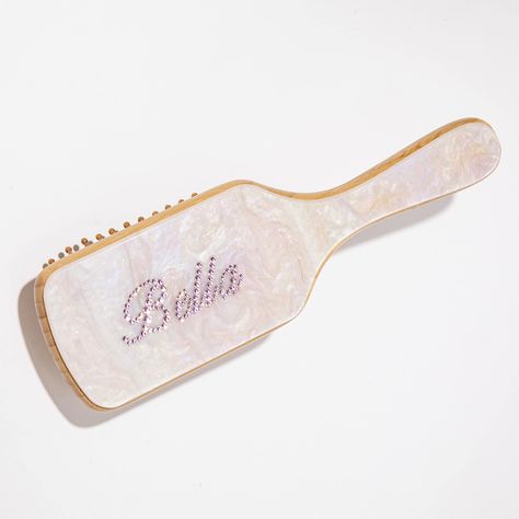 PRICES MAY VARY. ♥Custom Rhinestones Name♥This luxurious name hairbrush is designed to showcase your style.Handcrafted with rhinestones,customize your own hairbrush with your name numbers or initials,our hairbrush is the perfect accessory to upgrade your beauty routine with rhinestones to add a touch of sparkle to your everyday look. hairstyle to highlight your unique style,a unique and stylish way to suit any special occasion,a must-have for any beauty lover. ♥Function♥Massaging your scalp thro Men Hair Styling, Custom Rhinestone, Hair Styling Tool, Bamboo Brush, Xmas Wishes, Gift Inspo, Men Hair, Dry Damaged Hair, Pink Girly Things