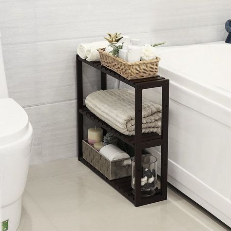 Design Interior Baie, Diy Bathroom Storage Ideas, Diy Bathroom Storage, Bathroom Storage Solutions, Bamboo Bathroom, Decor Baie, Small Bathroom Storage, Apartment Bathroom, Clever Storage