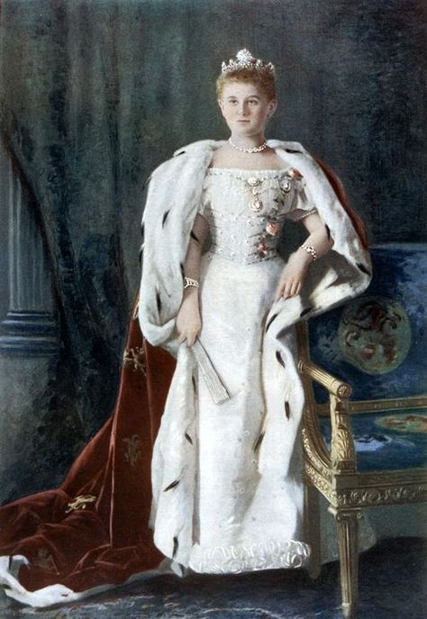 Queen Wilhelmina of the Netherlands, early 20th century.Artist: Kaineke Early 20th Century Fashion, Queen Wilhelmina, Dior New Look, Queen Of, American Colonies, 20th Century Fashion, Culture Club, Ways Of Seeing, Edwardian Era