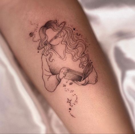 Dreamer Tattoos, Daydreamer Tattoo, Dreamer Tattoo Ideas, Tattoos For Writers, Writer Tattoos, Sparkle Tattoos, Dreamer Tattoo, Writer Tattoo, Circular Tattoo