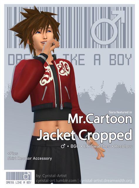 Sims 4 Cc Boy, Cartoon Jacket, Boy Room Decor, Masculine Feminine, Sims 4 Cas, Buzz Cut, Boys Haircuts, Boys Room Decor, The Sims4