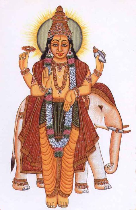 Brihaspati (Jupiter) Sukra Dev, Pushya Nakshatra, Jupiter Astrology, Rajasthan Painting, Eclipse Astrology, Indian God And Goddess, Jupiter Planet, Vishnu Ji, God And Goddess