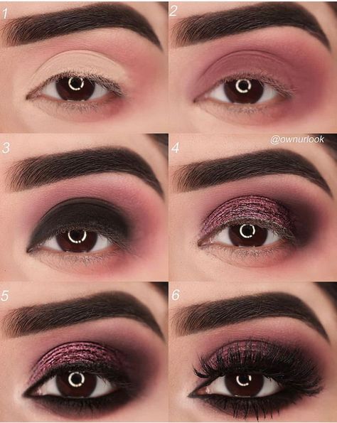 Burgundy & Black Makeup Tutorial Step By Step, Makeup 101, Eye Makeup Steps, Makeup Step By Step, Makijaż Smokey Eye, Makeup Tutorial For Beginners, Eye Makeup Tips, Eyeshadow Tutorial, Makeup Tutorials