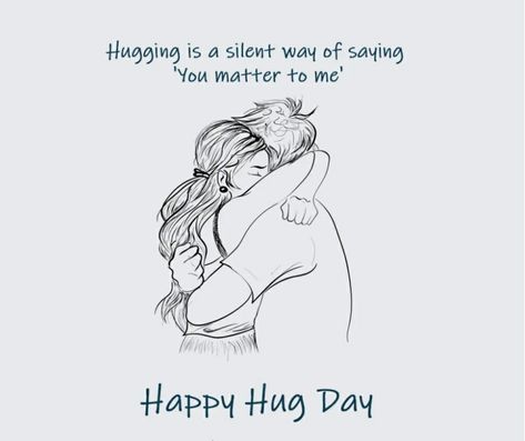 Hugging is a silent way of saying 'You matter to me' Happy Hug Day 😍 Happy Hug Day Images, Hug Day Quotes, Hug Day Images, Birthday Wishes For A Friend Messages, Beautiful Disney Quotes, Merry Christmas Song, Hug Day, Happy Hug Day, Romantic Quotes For Her