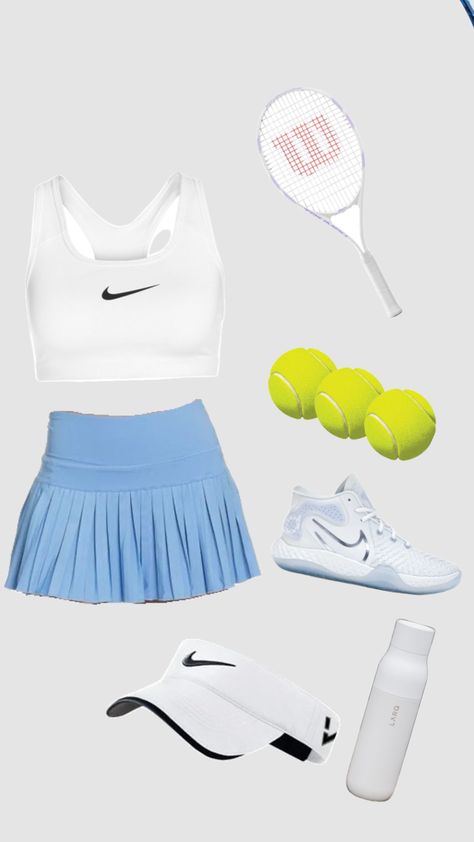 Tennis uniform ￼ Tennis Uniforms High School, Tennis Fits, Tennis Uniforms, Tennis Lifestyle, Tennis Outfits, Fits Ideas, Gym Girl, Spring Forward, Beach Tennis