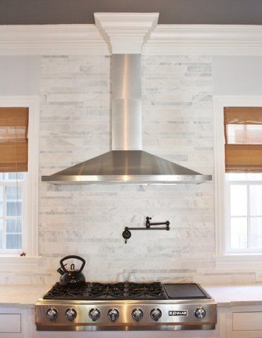 http://www.rvsuppliesandparts.com/rvrangehoods.php has a list of some range hoods that can be installed in the kitchen of any RV. Creative Kitchen Backsplash, Marble Tile Backsplash, Architecture Renovation, Kitchen Exhaust, Kitchen Range Hood, Kitchen Backsplashes, Marble Backsplash, Kitchen Hoods, Kitchen Range