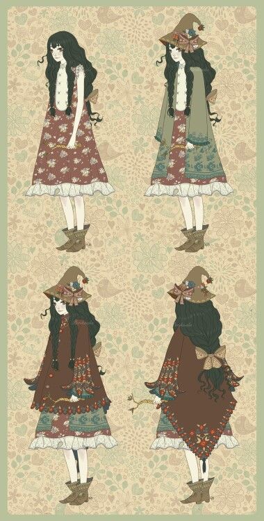 mori girl Mori Fashion, Mori Girl Fashion, Forest Girl, Girls Fall Outfits, Witch Aesthetic, Mori Girl, Girl Falling, Character Inspiration, Fashion Art