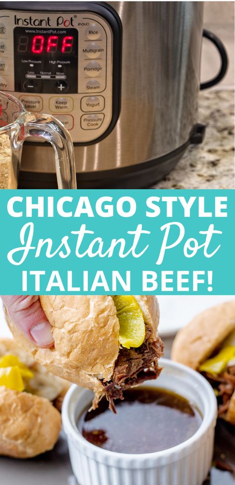 Instapot Italian Beef Recipes, Italian Roast Beef Instant Pot, Pressure Cooker Italian Beef, Chicago Style Italian Beef Instant Pot, Ninja Foodi Italian Beef, Italian Beef Recipes Instant Pot, Instapot Italian Beef Sandwiches, Instant Pot Italian Beef Sandwiches, Italian Beef In Instapot