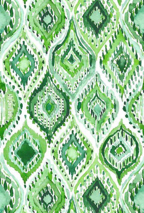 The universe works best if you take care of your own little universe. This lively green ogee pattern aims to remind you that self care is important. Now go eat some fresh arugula! Just shove it in your mouth. Nom #ogee #watercolorpainting #printandpattern Penpal Ideas, Whats Wallpaper, Bohemian Fabric, Ogee Pattern, Textile Pattern Design, Ethnic Patterns, Boho Print, Green Pattern, Arugula