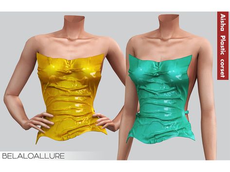 Plastic Corset, Corset Diy, Plastic Outfit, Gala Ideas, Best Tattoos For Women, Plastic Clothes, Paper Dress, Sims 4 Downloads, Queer Fashion