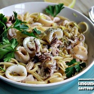 Calamari Pasta Recipes, Calamari Dishes, Calamari And Pasta Recipes, Easy Calamari Recipes, Calimari Dishes, Calamari Stir Fry, Cooking Calamari Steaks, Sauteed Calamari Recipes, Calamari Recipes Sauteed