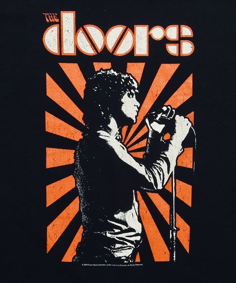 Jim Morrison (The Lizard King) Tee Design The Doors Band, Harley Davidson Posters, Classic Rock Albums, Rock Band Logos, Rock Band Posters, Lizard King, Vintage Illustration Art, The Lizard, Rock Posters