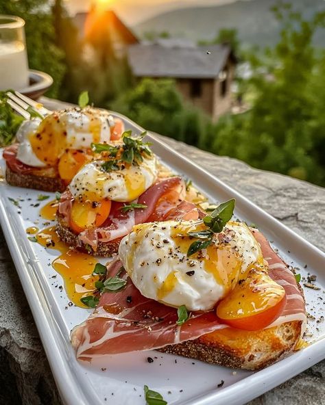 Peach Burrata Crostini, Burrata Crostini, Arepas Recipe, Martha Stewart Recipes, Burrata Cheese, Jamie Oliver Recipes, Pecorino Cheese, French Baguette, Xmas Eve