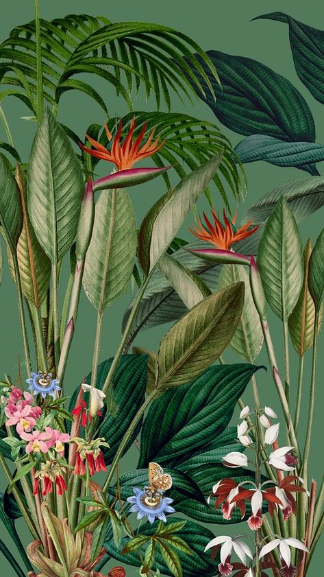 Vintage tropical decor