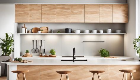 Why Choose Solid Plywood Cabinets For A Long-Lasting Kitchen Kitchen Cabinets Plywood, Plywood Storage, Solid Wood Kitchen Cabinets, Plywood Kitchen, Mediterranean Kitchen, Solid Wood Kitchens, Plywood Cabinets, Pine Lake, Wood Kitchen Cabinets