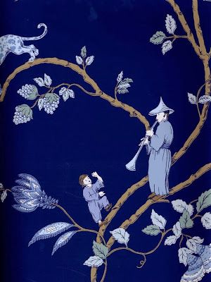 Wallpaper House, Chinoiserie Prints, Chinoiserie Mural, Chinoiserie Fabric, Blue Chinoiserie, Wallpaper Flowers, Schumacher Fabric, Chinoiserie Wallpaper, Chinoiserie Chic