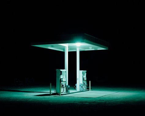 Station To Station, Photographic Artist, Documentary Photography, Street Photo, Gas Station, Photography Inspo, Night Photography, Film Photography, At Night