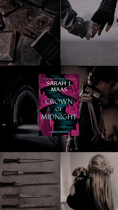 Crown of Midnight - Sarah J Maas #reading #books #fantasy Crown Of Midnight Fan Art, Crown Of Midnight, Throne Of Glass, Sarah J Maas, Sarah J, Reading Books, Bestselling Author, New York Times, Crown