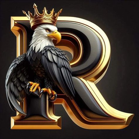 R Alphabet, R Letter Design, Home Screen Wallpaper Hd, Name Drawings, Eagle Wallpaper, Letter Art Design, Stylish Alphabets, Photo Collage Design, Photo Album Design