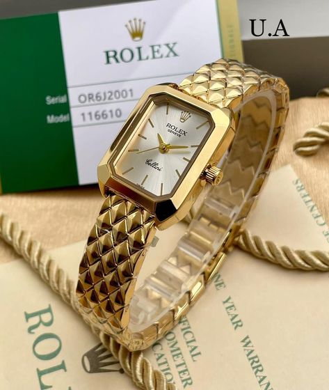 Women's watch watch set Women Watches Classy Elegant Rolex, Rolex Vintage Ladies, Rolex Watches Women Classy, Chain Watches Women, Designer Jewelry High End, Ladies Watches Classy Elegant, Chain Watches For Ladies, Women Rolex Watches, Rolex For Women