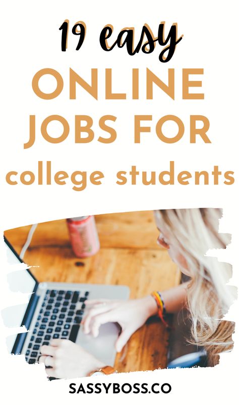 19 legit online jobs that pay $20/hr working from home. Check out these ideas for #makemoney #sidegigs #workathomejobs #workfromhomejobs #extracash #makemoneyonline, #workfromhome. Online Jobs For College Students, Jobs For College Students, Online Jobs For Students, Legit Online Jobs, Easy Online Jobs, Flexible Jobs, Best Online Jobs, Student Jobs, Budget Planer