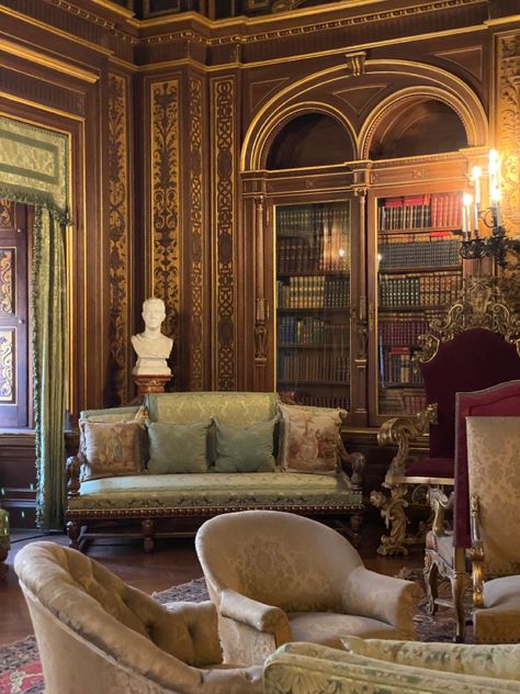 1800s Library Aesthetic, Old Money Aesthetic Dark Academia, Old Money Maximalism, Old Money Aesthetic Books, Old Money Aesthetic Library, Old Money Library Aesthetic, Grand Library Aesthetic, Guilded Age Aesthetic, Old Manor Aesthetic