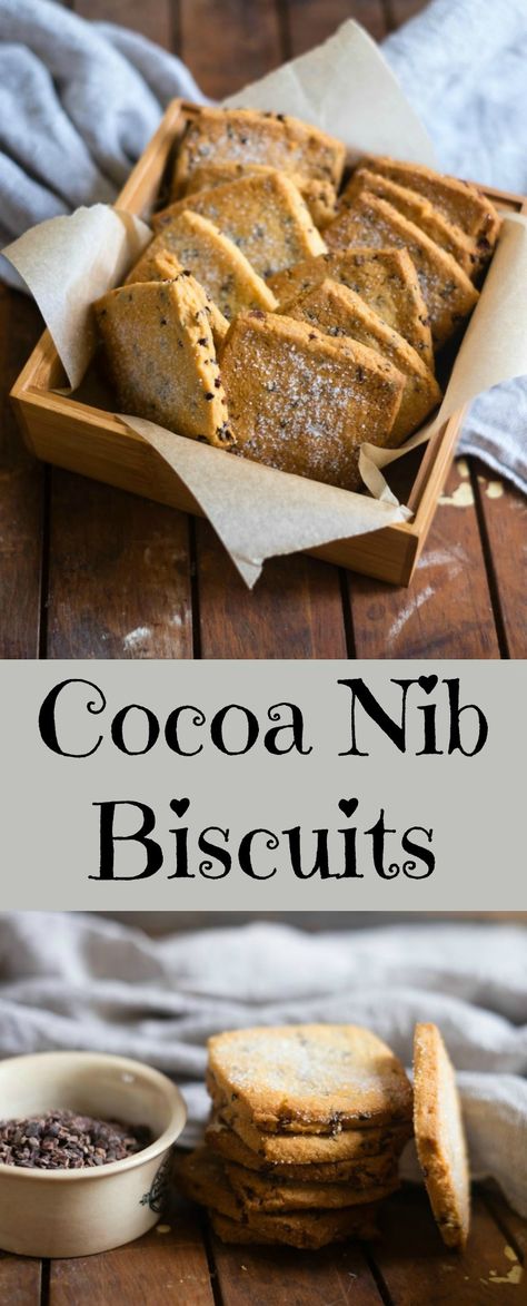 Cocoa Nib Biscuits | Patisserie Makes Perfect Cacao Recipes, Chocolate Pictures, Corporate Meeting, Cocoa Nibs, Cacao Nibs, British Food, Tea Cakes, Biscuit Recipe, Chocolate Desserts