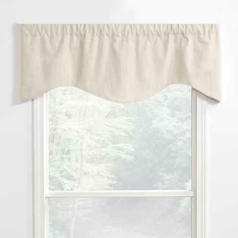 Linen Valances, Valance Window Treatments, Art Fabric, Window Bed, Cafe Curtains, Window Valance, Valances, Kitchen Curtains, Natural Shapes