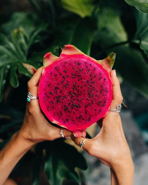 Dragon fruit | Bali, Indonesia Buah Naga, Thanh Long, Fruit Du Dragon, Tropical Food, Dessert Aux Fruits, Fruit Photography, Exotic Fruit, Tropical Fruits, Fruit And Veg