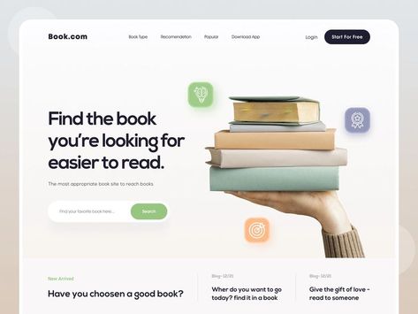 Suzauddoula Bappy • Followin https://dribbble.com/shots/16403481-Book-Store-Web-Concept Web Design Books, Read To Someone, Book Advertising, Ecommerce Website Template, Food Graphic Design, Book Sites, Webpage Design, Website Design Layout, App Design Inspiration