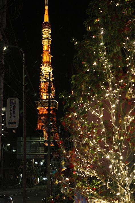 Tokyo Tower Christmas Christmas Japan, Firework Nail Art, World Party, Tokyo Tower, Photo Stock Images, Japan Aesthetic, Travel Channel, Decorating With Christmas Lights, Travel Memories