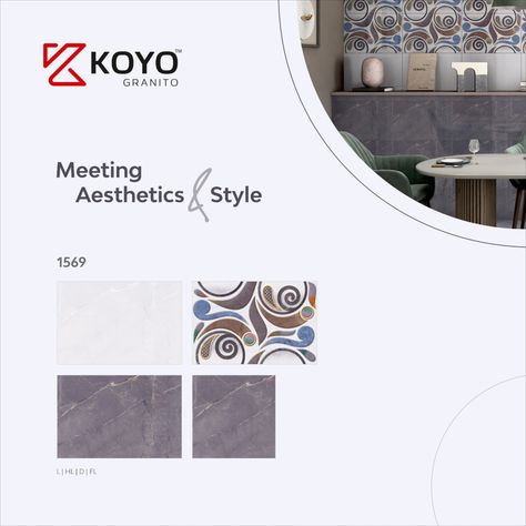 Ignite your culinary creativity with our extraordinary tile selection, where texture meets style in perfect harmony. Create extraordinary kitchen spaces that inspire, impress, and leave a lasting impression on your guests. Let our tiles be the canvas for your culinary masterpieces. #koyo #granito #koyo_granito #walltiles #300x450mm #ceramic #tiles #interior #design #decor #luxuryliving #interiordesigninspiration #glossyglamour #glossyaesthetics #sophisticatedstyle Tiles Interior Design, Tile Selection, Interior Design Decor, Perfect Harmony, Kitchen Space, Interior Design Inspiration, Sophisticated Style, Design Decor, Luxury Living