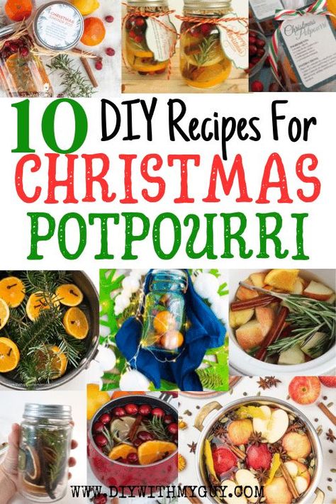 10 DIY Christmas Potpourri Recipes That Smell Amazing. Bring The Smell Of Christmas Into Your Home With These Natural Stove Top Christmas Potpourri Recipes. #christmas #diychristmas #potpourri #christmaspotpourri #diychristmasgifts Diy Christmas Potpourri, Holiday Potpourri, Scandinavian Coastal, Best Hot Chocolate Recipes, Homemade Potpourri, Potpourri Gift, Simmer Pot Recipes, Stove Top Potpourri, Simmering Potpourri