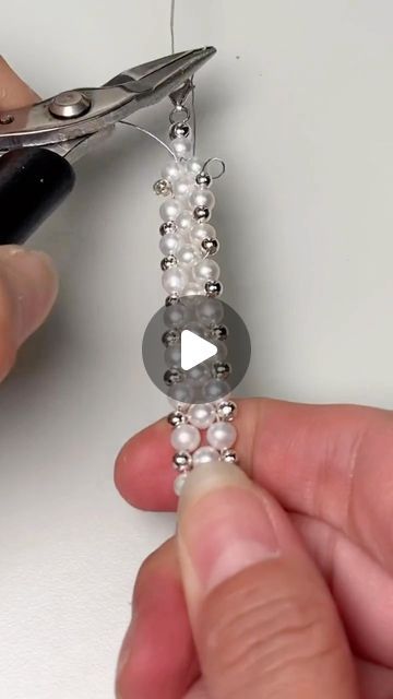 Mqh on Instagram: "Get ready to unleash your creativity with this DIY pearl necklace project! 🌸✨ Transform ordinary pearls into a stunning piece of jewelry that reflects your personal style. Whether you prefer a classic, minimalist design or a statement piece, this DIY tutorial has got you covered. Follow along step-by-step and create a necklace that will turn heads wherever you go. Share your finished masterpiece using #DIYPearlNecklace and inspire others to embrace their inner artist! ✨🎨 💫
 #DIYJewelry #PearlLovers #HandmadeWithLove" Diy Pearl Necklace Tutorial, Pearl Necklace Tutorial, Diy Pearl Necklace, Pearls Diy, Necklace Tutorial, Handmade Wire Jewelry, A Necklace, Handmade Wire, Inspire Others