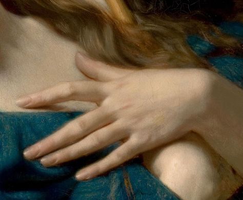 By Hugues Merle Hugues Merle, Alexandre Cabanel, Aphrodite Aesthetic, Baroque Painting, Mary Magdalene, Hand Pictures, The Cave, Enchanted Garden, Elegant Art