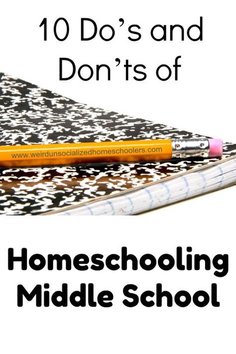 Do's and Don'ts of Homeschooling Middle School Homeschool Projects Middle School, Homeschool Electives Middle School, Homeschooling Middle School, Montessori Middle School, How To Homeschool Middle School, High School Homeschool Co Op Ideas, Middle School Schedule, Middle School Homeschool Co-op Classes, Homeschooling Teenagers