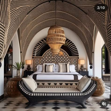 African Interior Design, Drawing Furniture, African House, African Inspired Decor, African Interior, African Home Decor, Dream Places, African Decor, Beautiful Bedrooms