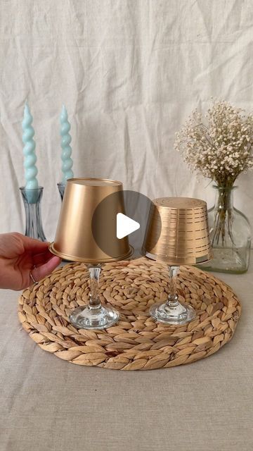 44K views · 1.8K likes | Peri Azizov on Instagram: "Diy wine glass tea lights lantern shade 💫
zsave for later and follow for more diy ideas ✨" Tea Light Lanterns, Instagram Diy, Diy Wine, Lantern Lights, Follow For More, Creative Ideas, Diy Ideas, Tea Lights, Wine Glass