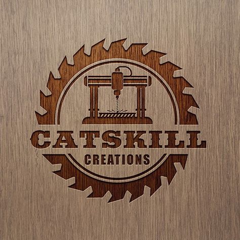 Create a edgy/Hip Design for Catskill Creations Specializing in CNC work Logo design contest #AD design, #ad, #logo, #winning, #picked, #contest Wood Work Logo Design, Cnc Logo Design, Laser Logo Design, Birthday Flex Background Images Hd, Carpentry Logos, Wood Moodboard, Visit Cart, Cnc Logo, Wood Logo Design