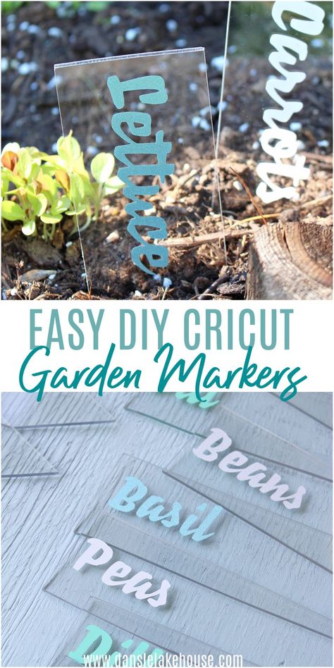 #ad Looking for garden markers ideas? Need beginner Cricut project ideas? Check out the easy tutorial for these DIY Cricut Garden Markers. These easy DIY waterproof garden markers make an amazing DIY gift for gardeners in your life. Choose your favorite color to create custom plant labels for all of your vegetable and flower gardens. #cricutmade Cricut Garden Ideas, Diy Gifts Cricut Craft Ideas, Diy Garden Labels Plant Markers, Cricut Plant Markers, Diy Garden Markers Plant Labels, Cricut Garden Signs, Garden Labels Cricut, Plant Labels For Garden, Garden Tags Plant Markers