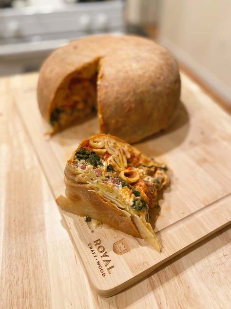 Timpano Should Be a Thanksgiving Staple Timpano Recipe, Stanley Tucci, Christmas Foods, Italian Meatballs, Easter Dinner, Charcuterie Boards, Garlic Bread, Charcuterie Board, Main Course