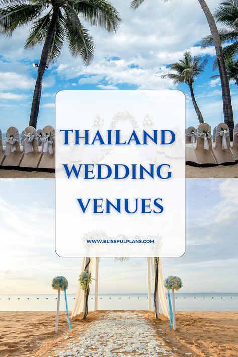 hailand wedding venues, with their breathtaking natural beauty, mesmerizing beaches, and rich cultural heritage, have become one of the most sought-after locations for couples planning their dream destination wedding in Thailand. Thailand Wedding Venues, Wedding Thailand, Wedding In Thailand, Thailand Wedding, Pattaya Thailand, Thailand Beaches, Dream Destination Wedding, Koh Samui, Krabi